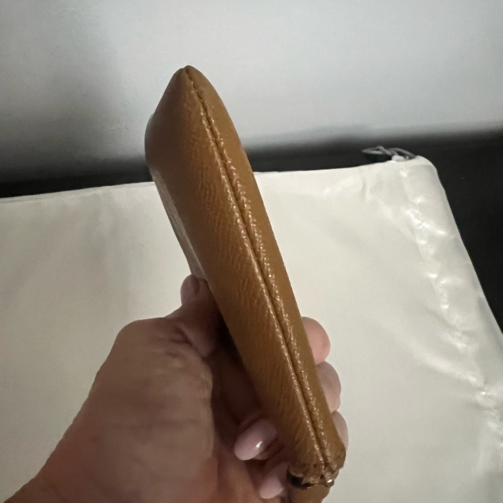 Coach Brown Leather Wristlet - Picture 6 of 8